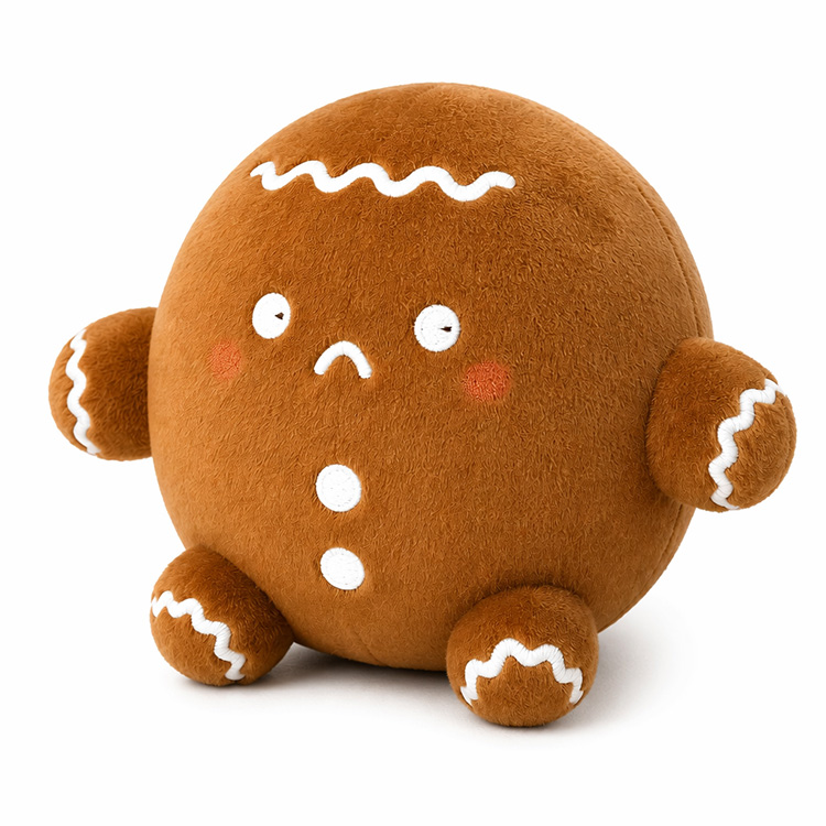 Chubby Christmas Pepparkakor Plyschleksak