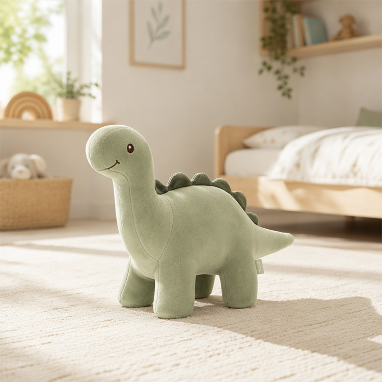 Dino plysch babyleksak