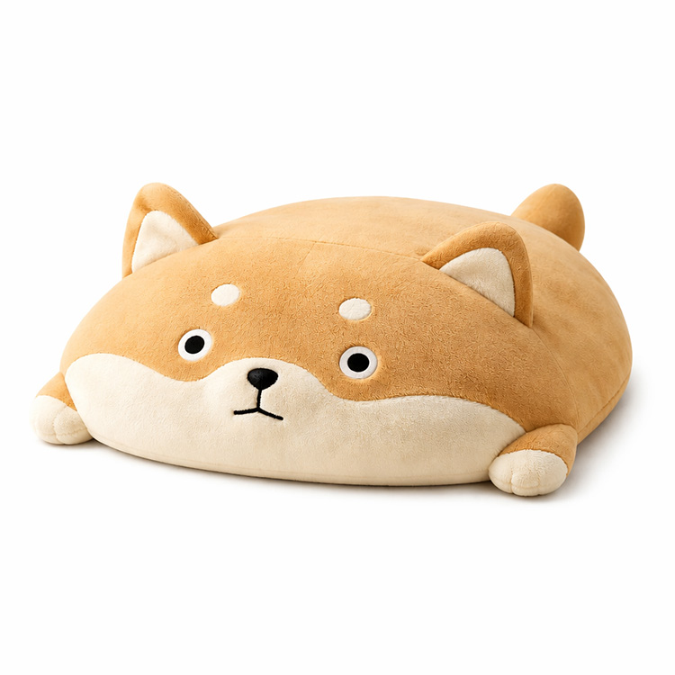 Platt Shiba Inu Cuddle Plyschkudde