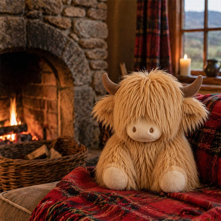 Highland Cow Plyschleksaker