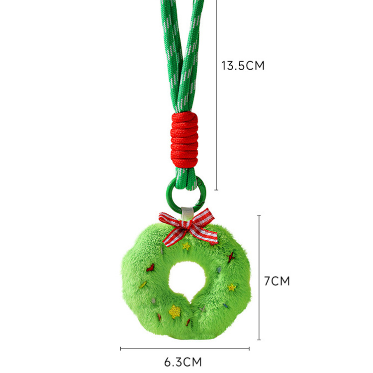 Santa Claus Plush Key Chain