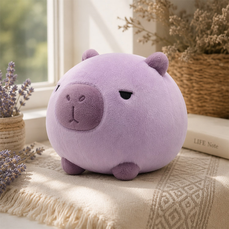 Lila Capybara Plysch