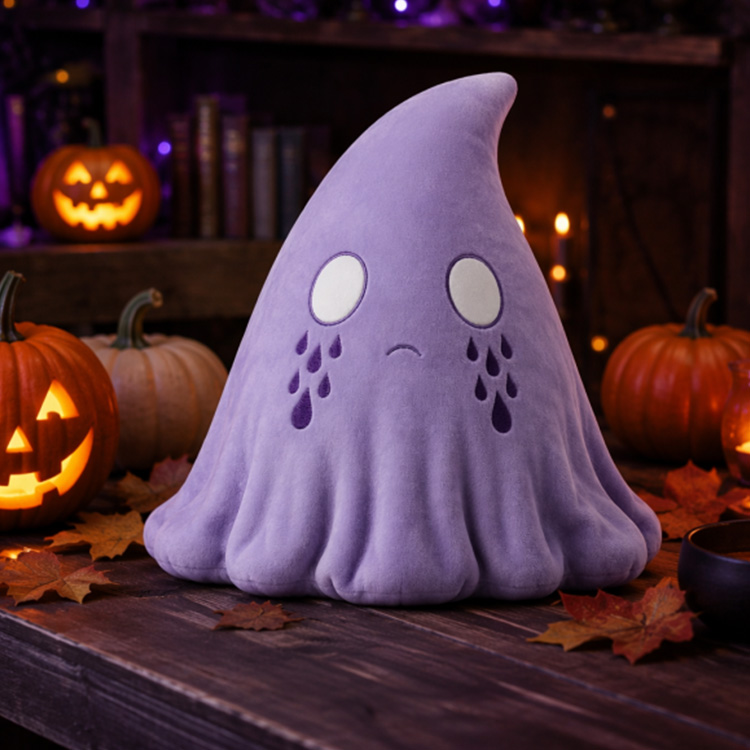 Lila Sad Spooky Ghost stoppade leksak