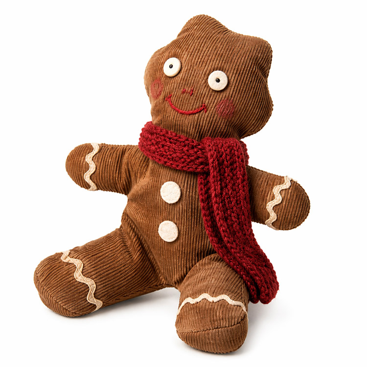 Slouchy Gingerbread Man Plyschleksak