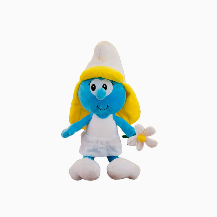 Smurf plyschleksak